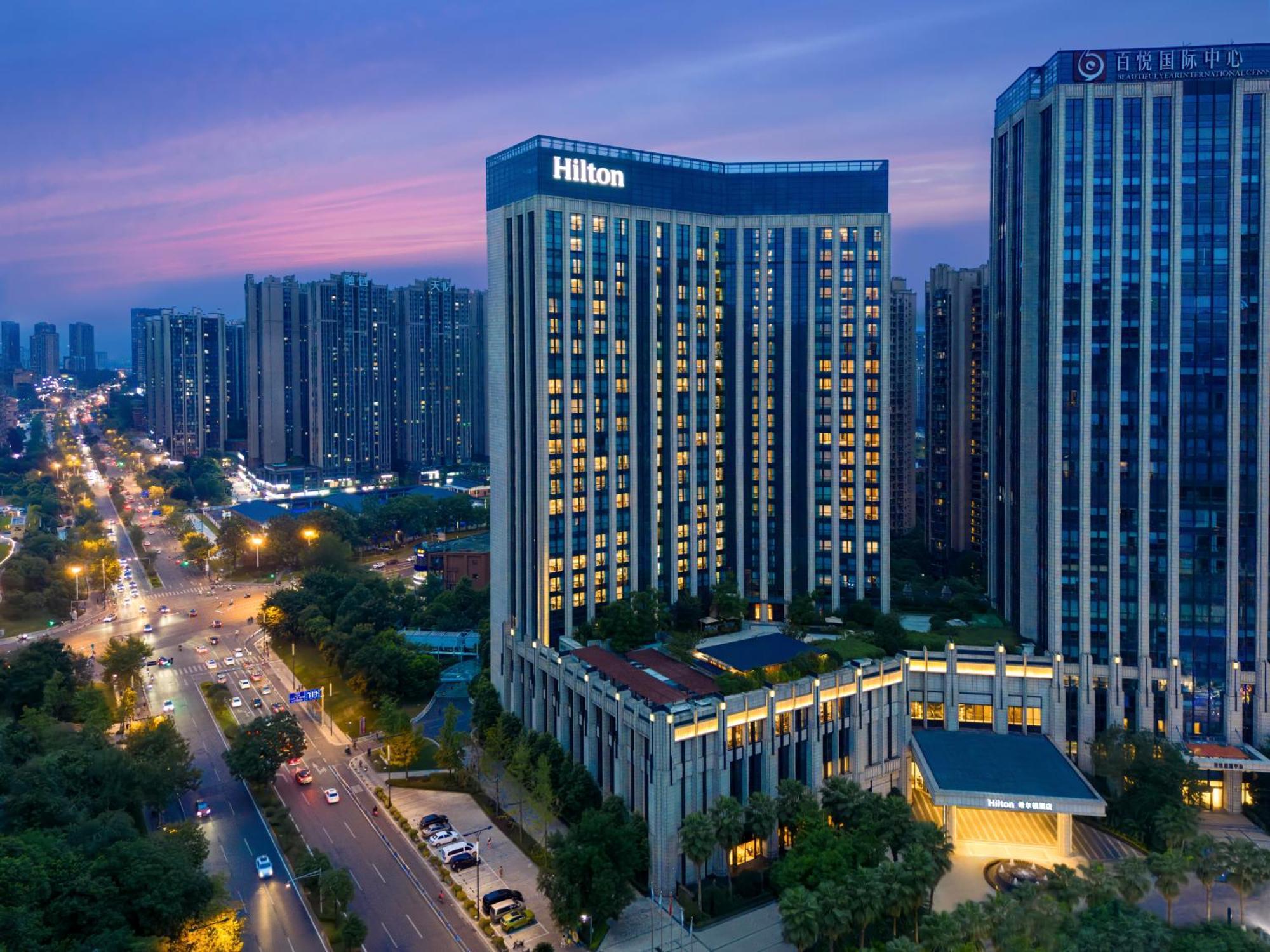 Hilton Chengdu Longquanyi Hotel Exterior foto